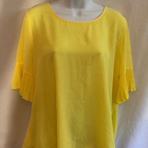 NWT Yellow Cato Blouse  Size L